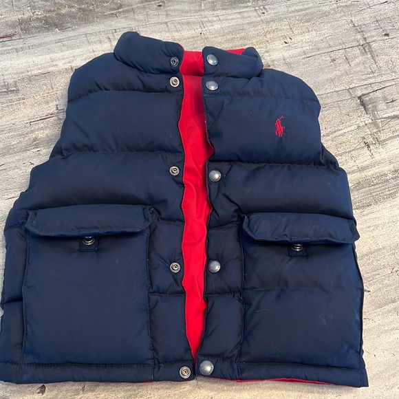 Polo by Ralph Lauren Jackets \u0026 Coats | Polo Ralph Lauren Down Vest- Reversible | Color: Blue/Red | Size: 4TB | Armold's Closet